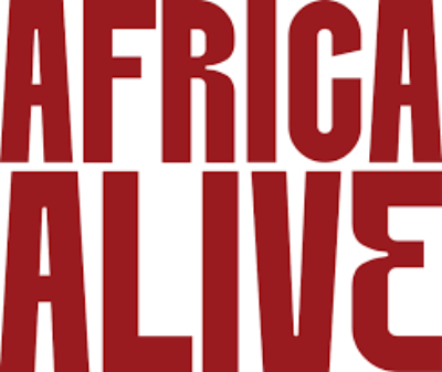 Red text logo reading AFRICA ALIVE.