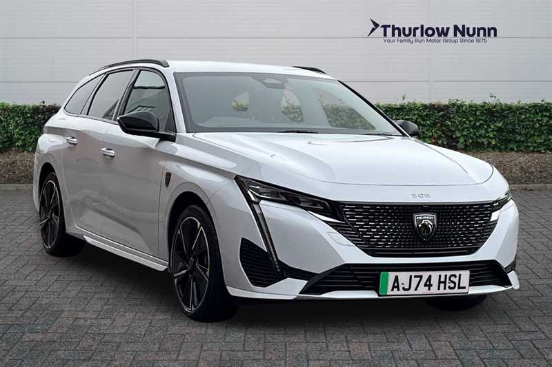 Okenite White 2025 Peugeot 308 SW E GT SUV/Crossover Front-wheel drive