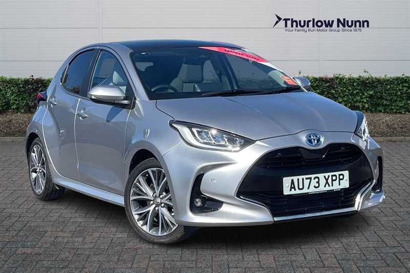 Silver 2023 Toyota Yaris Hatchback Front-wheel drive