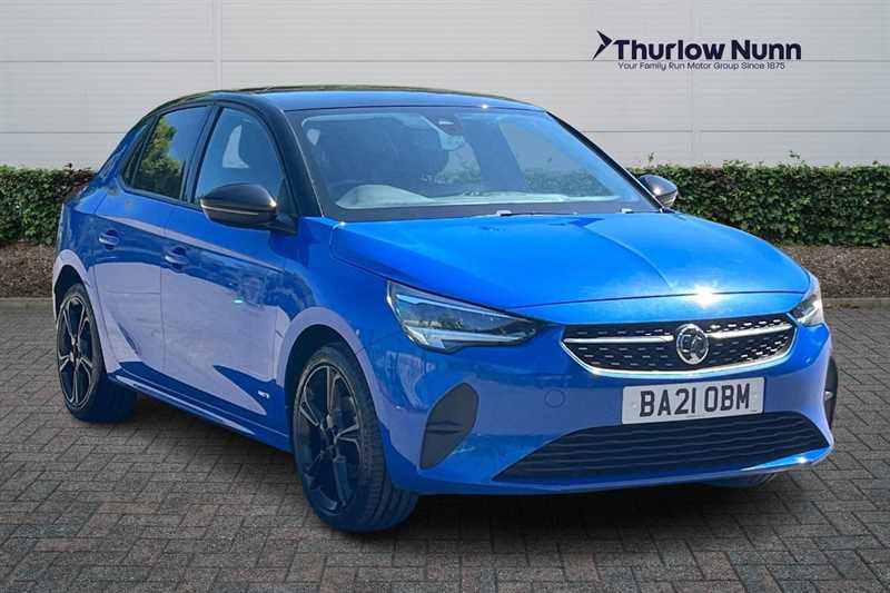 Blue 2021 Vauxhall Corsa Hatchback Front-wheel drive Manual