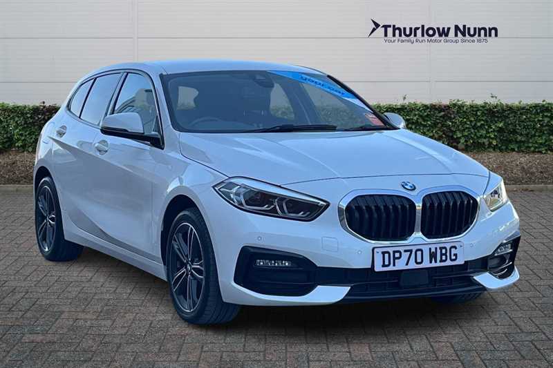 White 2020 BMW 1 Series Hatchback Front-wheel drive