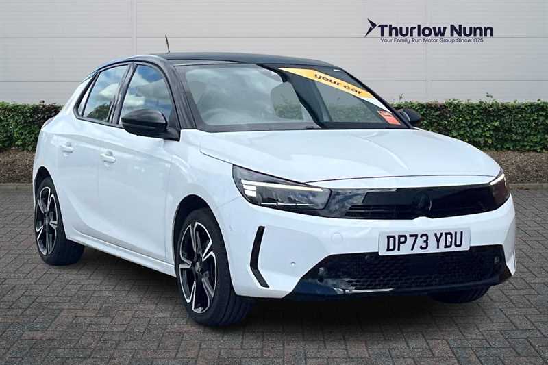 White 2023 Vauxhall Corsa Hatchback Front-wheel drive