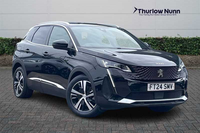 Black 2023 Peugeot 3008 Estate Front-wheel drive