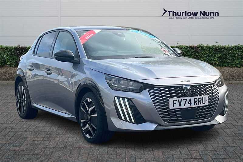 Columbus Grey Metallic 2024 Peugeot 208 Hatchback Front-wheel drive