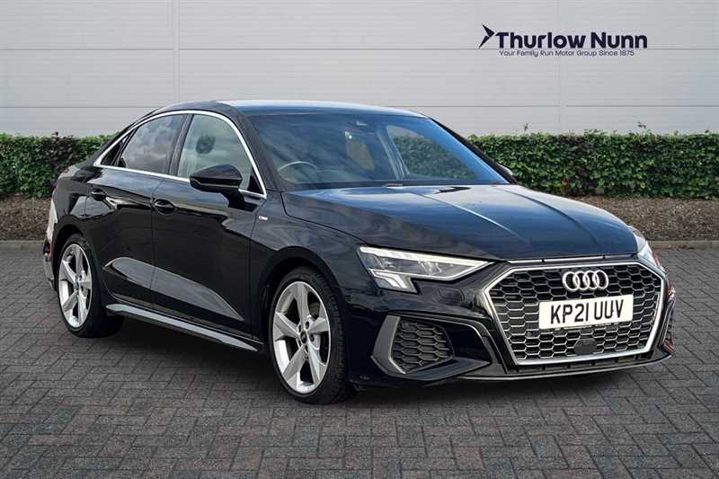 Black 2021 Audi A3 Saloon Front-wheel drive