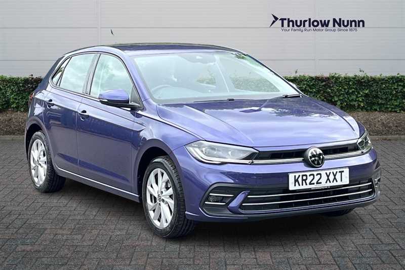 Purple 2022 Volkswagen Polo Hatchback Front-wheel drive