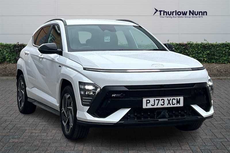 White 2023 Hyundai Kona Hatchback Front-wheel drive Automatic