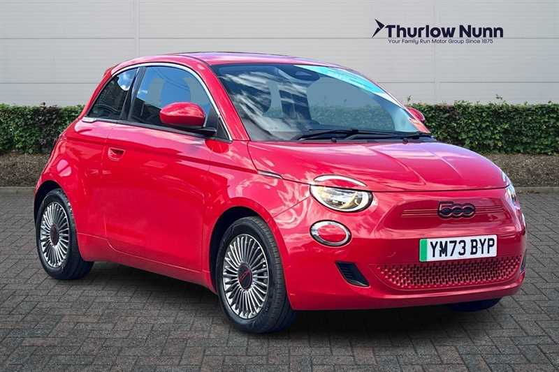 Red 2024 Fiat 500 Hatchback Front-wheel drive